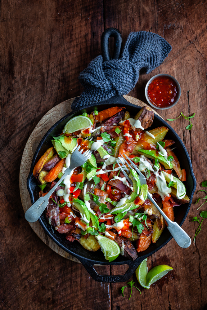 Loaded Kumara Fries